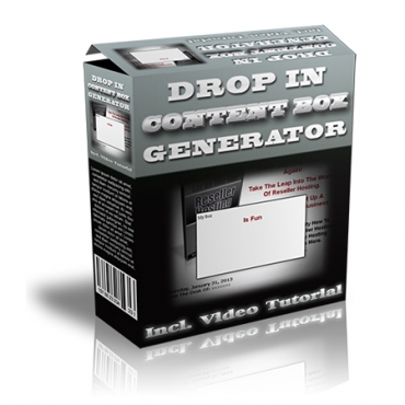 drop content box generator