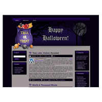 halloween site template three