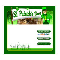 st patrick day template one