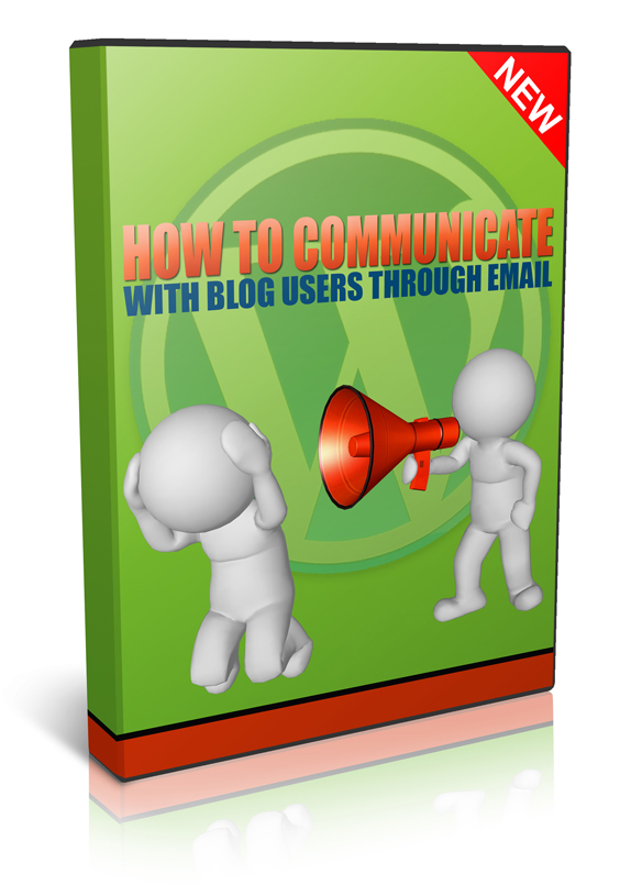 communicate blog users through email