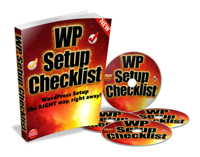 wp setup checklist