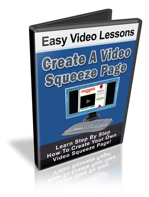 create video squeeze page