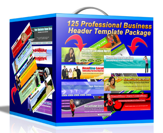 125 professional business header template package