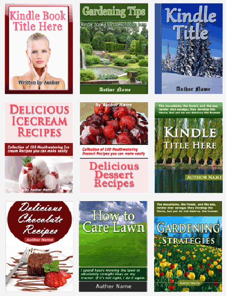 kindle cover templates