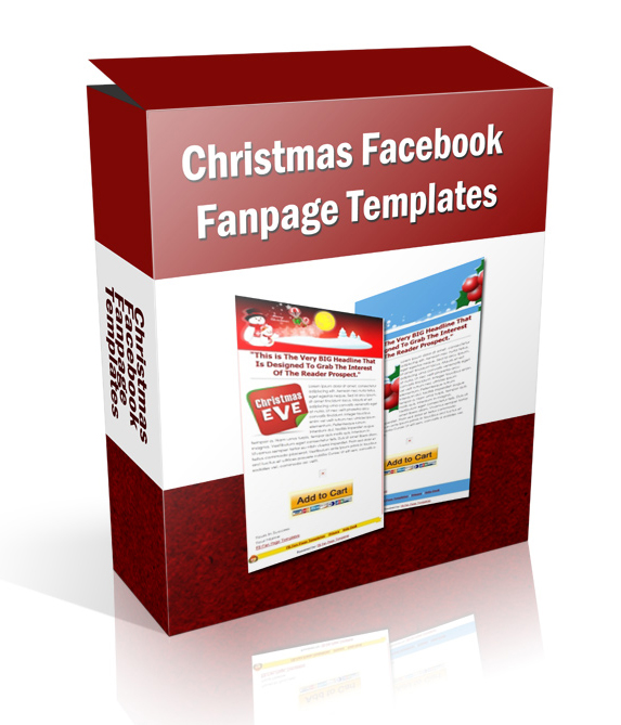 christmas facebook fanpage templates