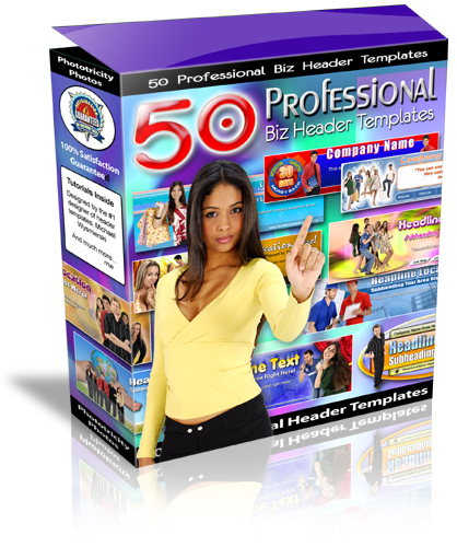 fifty professional biz header templates set three