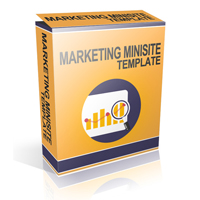 marketing minisite template