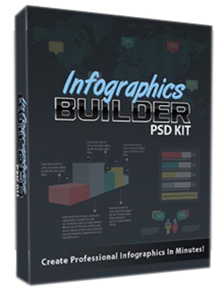 infographics builder psd kit
