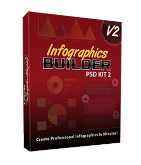 infographics builder psd kit two