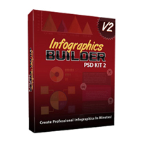 infographics builder psd kit two