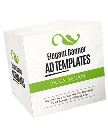 elegant banner ad templates package