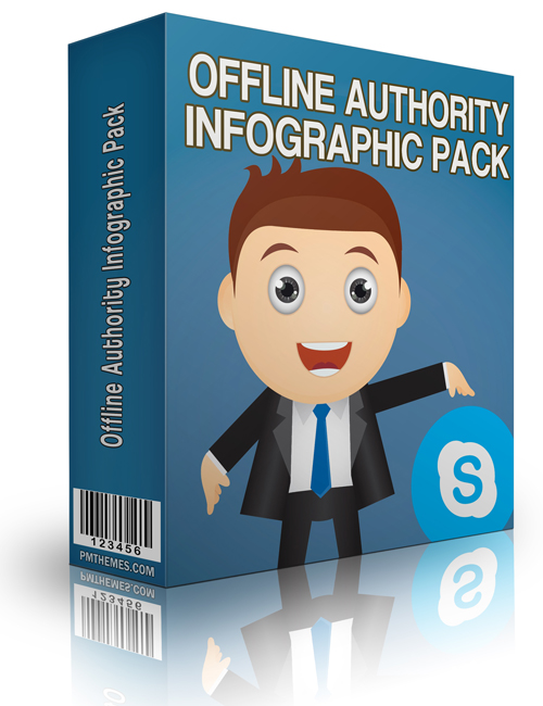 offline authority infographic pack