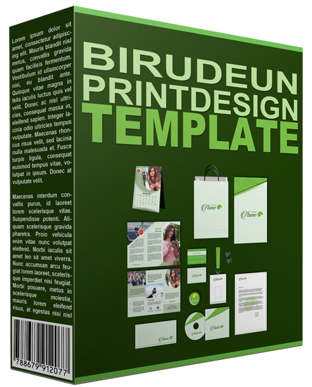 birudeun print design template