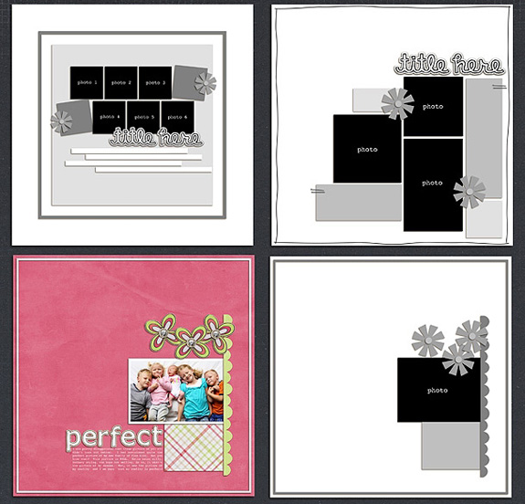scrapbook template collection