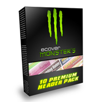 ecover monsters ten premium header pack