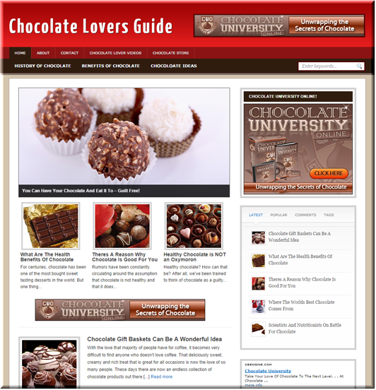 chocolate plr blog