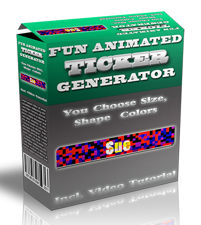 fun animated ticket generator