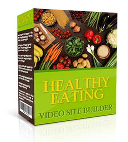 healthy eating video site builder