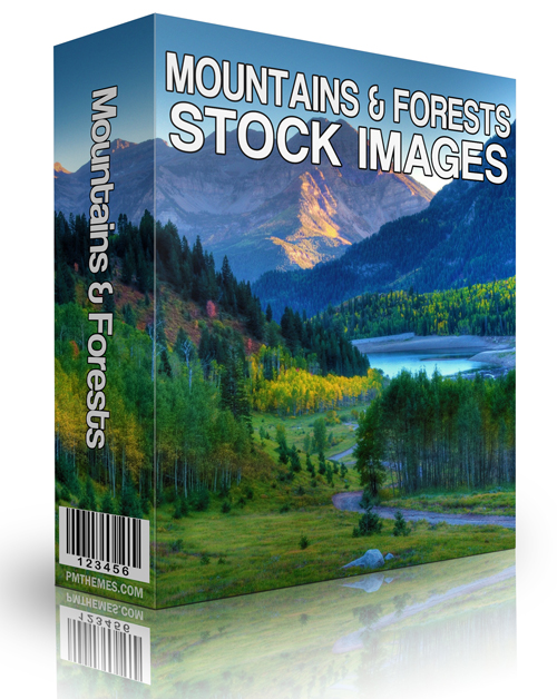 mountains forests stock images