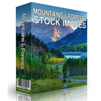 mountains forests stock images