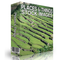 places things stock images