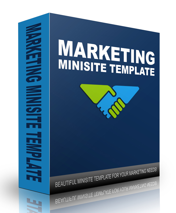 new marketing minisite template