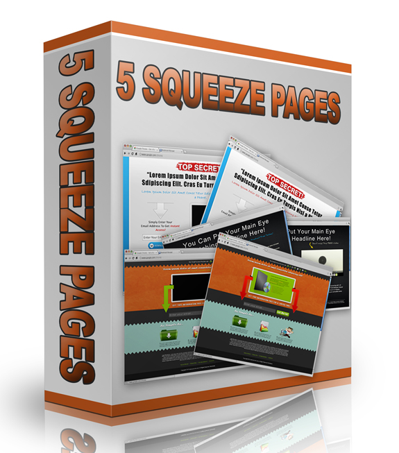 five plr squeeze pages