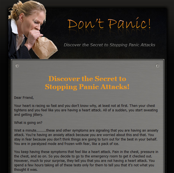 do not panic minisite