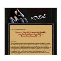 dealing stress minisite