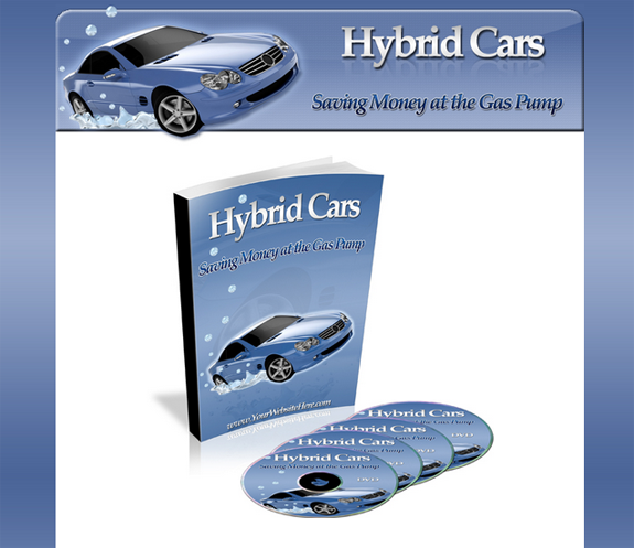 hybrid cars minisite