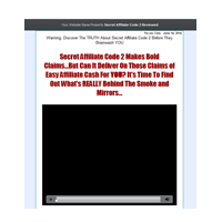 secret affiliate code two presell template