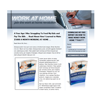 work home landing page template