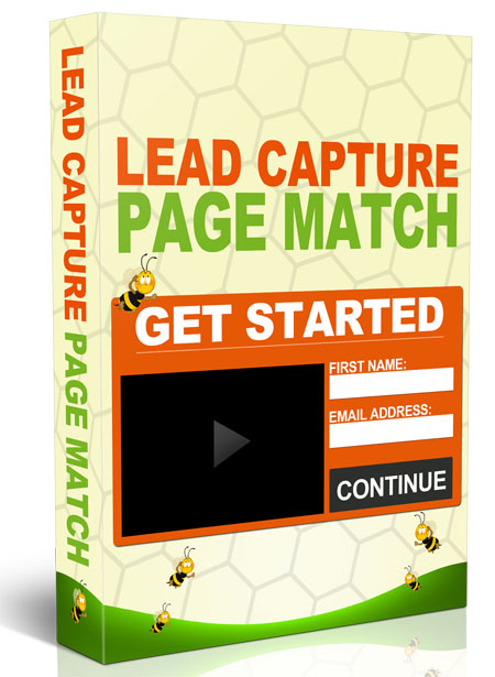 lead capture page match