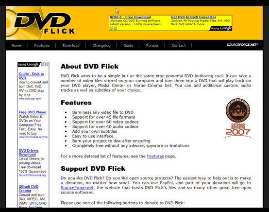 burn video plays dvd player