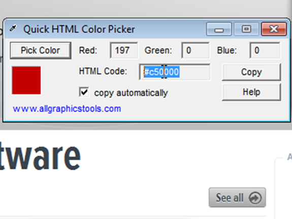 match html color codes