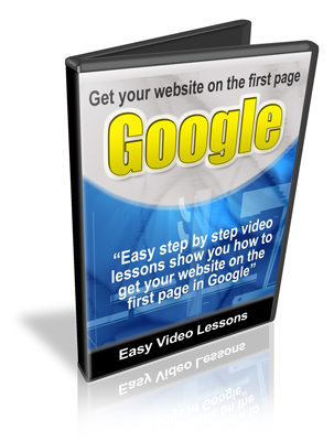 get your website first page