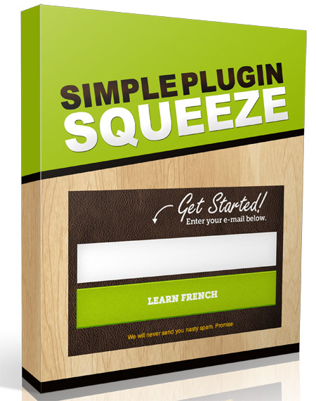 simple squeeze page plugin