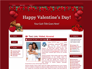 heartsroses wp theme