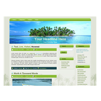 palm tree island wp theme