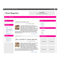 clean magazine responsive wp theme