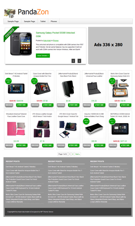 pandazon wordpress theme